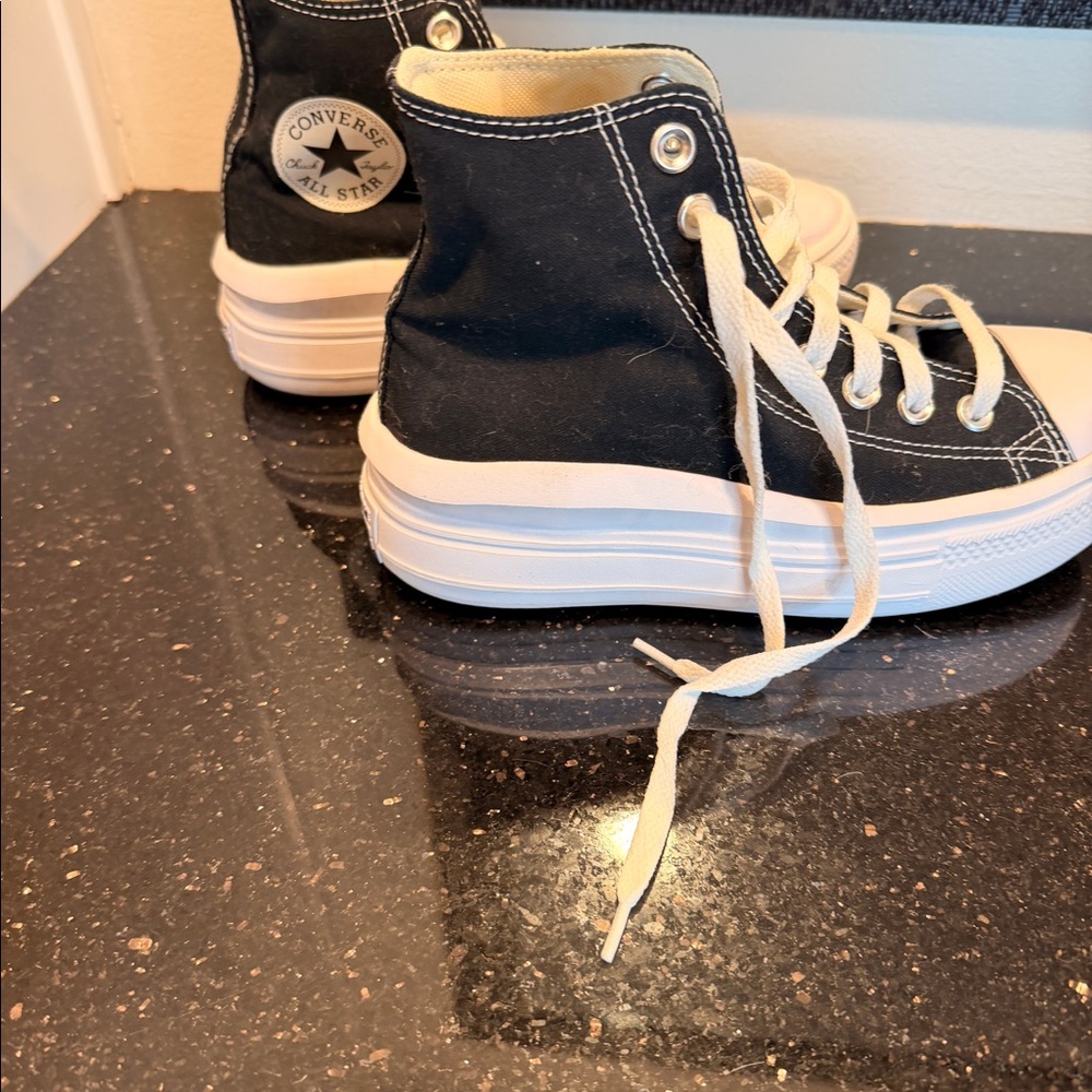 Converse Run Star Hike Platform Sneaker High Top Sz 7 - Picture 6 of 8